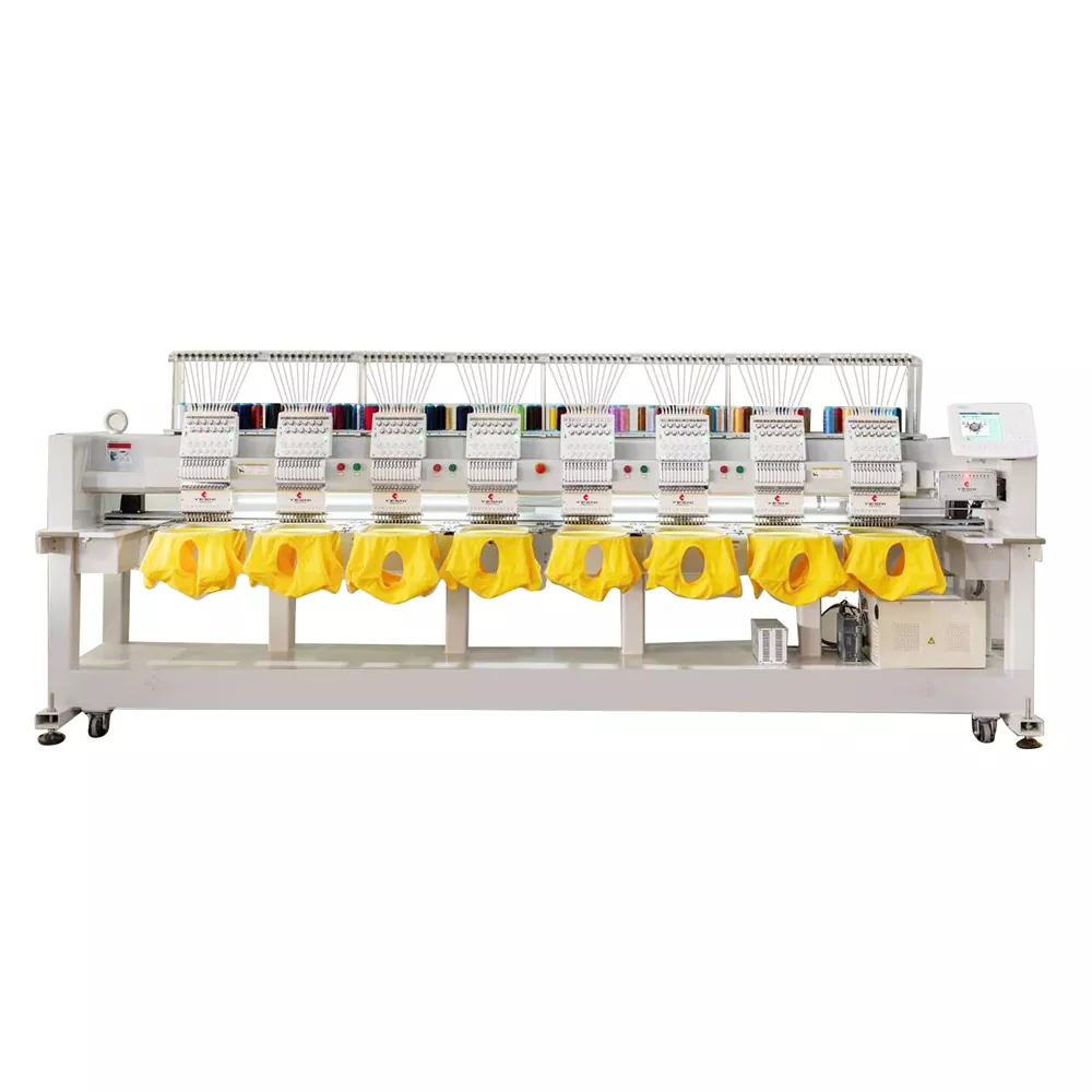 Acht-Köpfe-Stickmaschine mit System